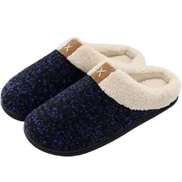 Cross-Border In-Stock Supply of Men's Couple's Thick-Soled Large-Size Warm and Thickened Half-Enclosed Home Cotton Slippers