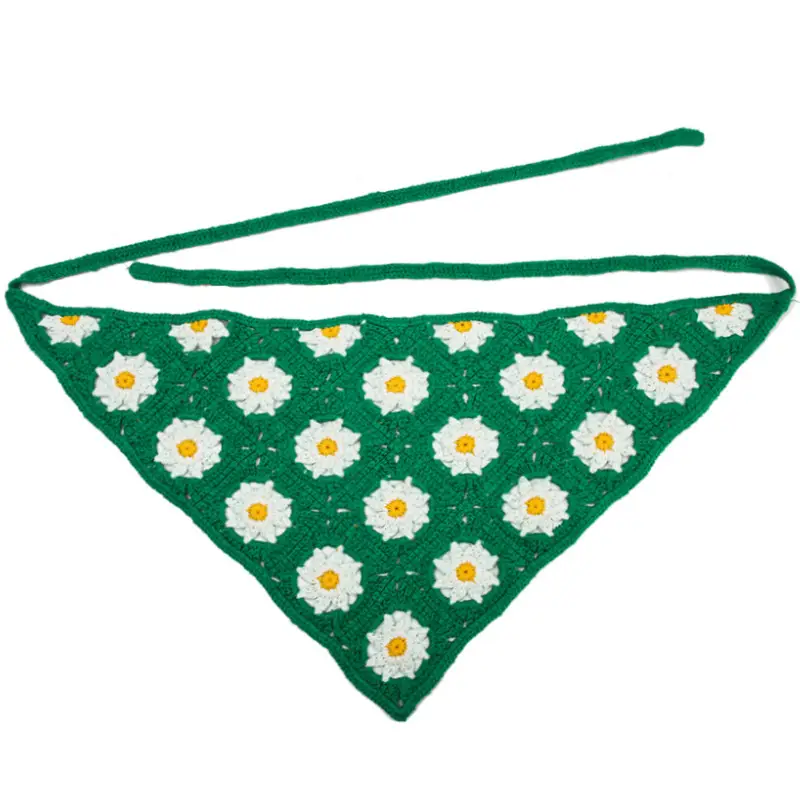 Dark green [small daisy triangle]-G
