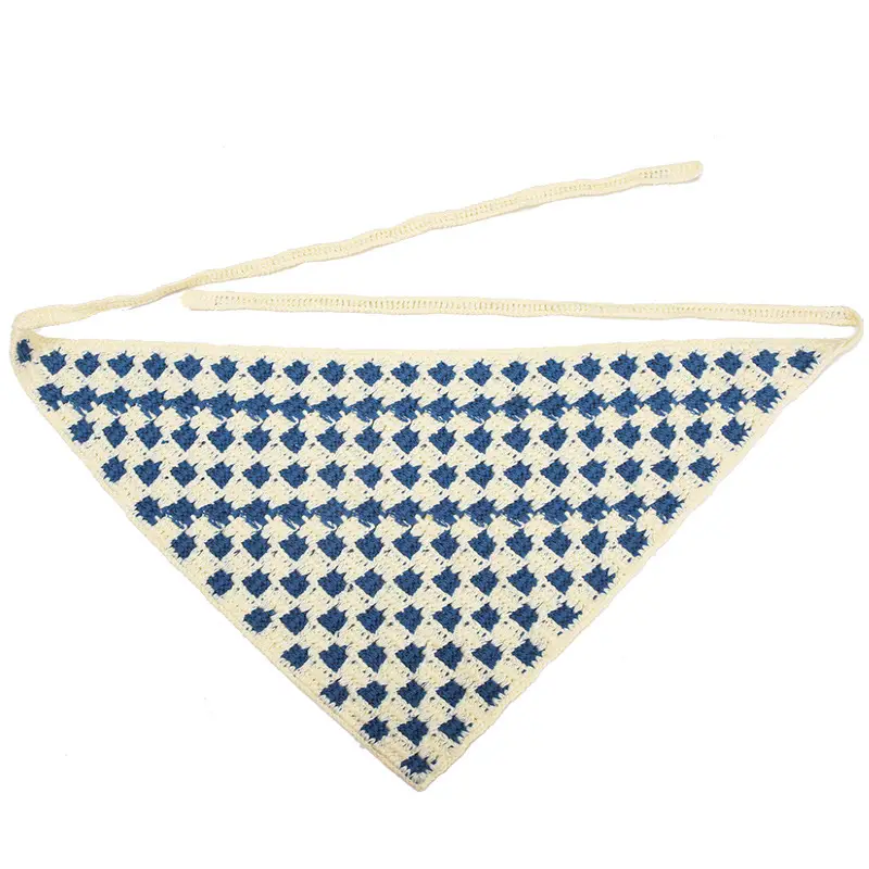 Blue [small plaid triangle]]