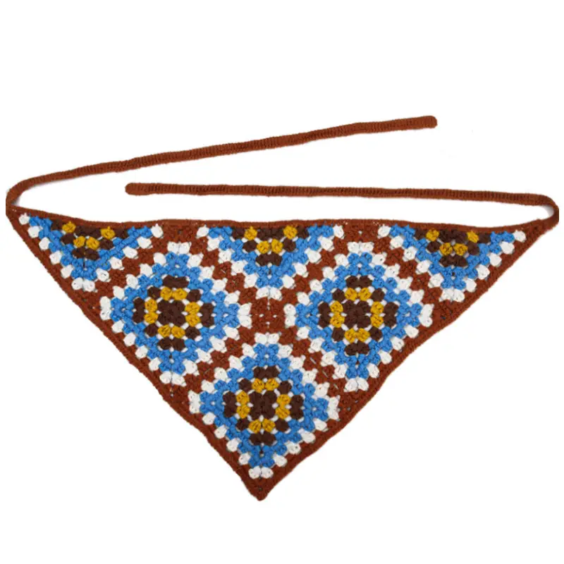 Coffee color [famous clan wind triangle towel]]