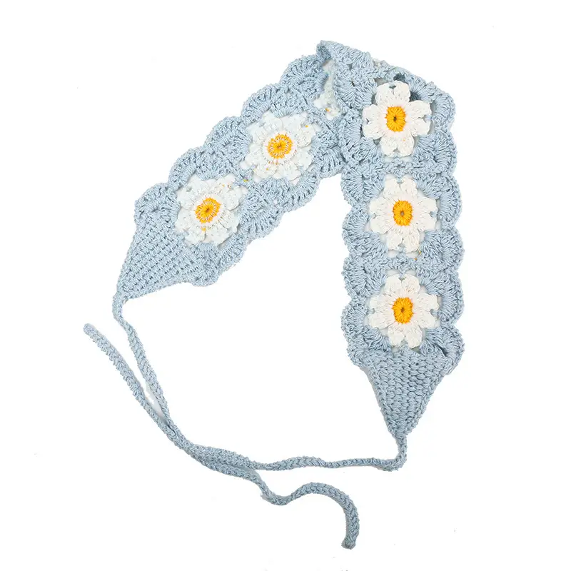 Blue [small daisy hair band]]