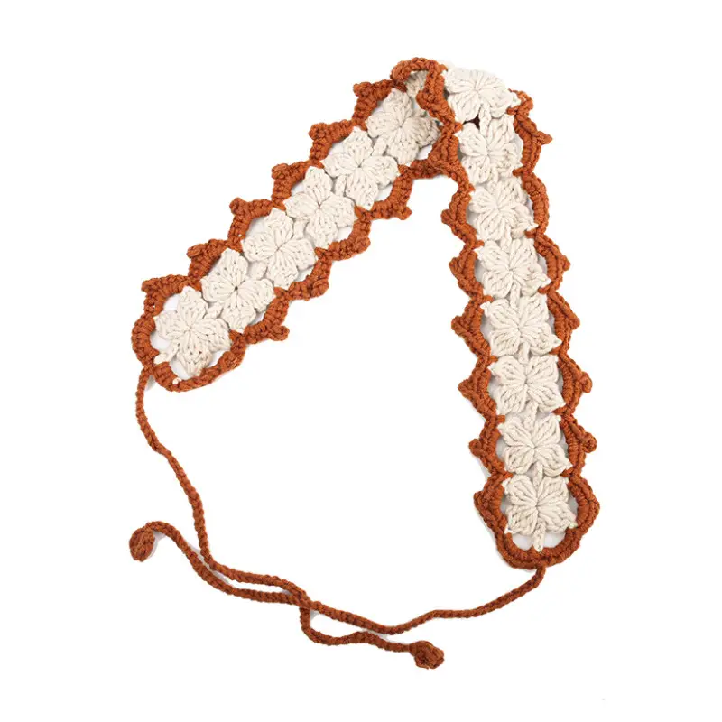 Beige coffee edge [butterfly hair band]]