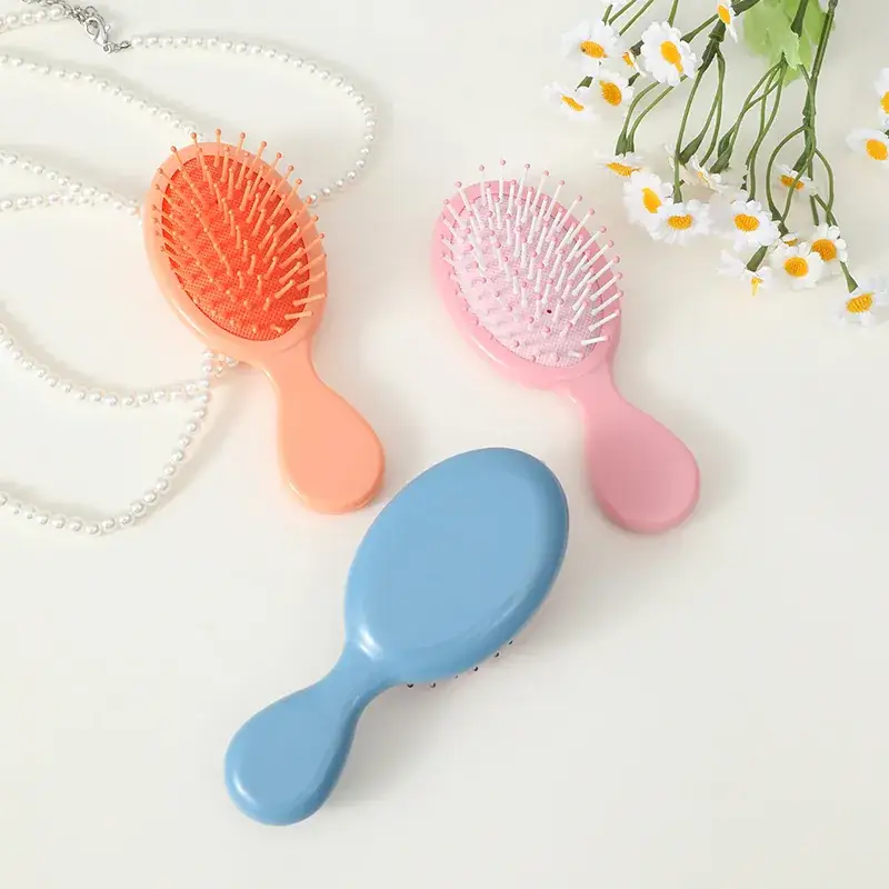 Candy Color Mini Hair Brush for Girls - Image 9