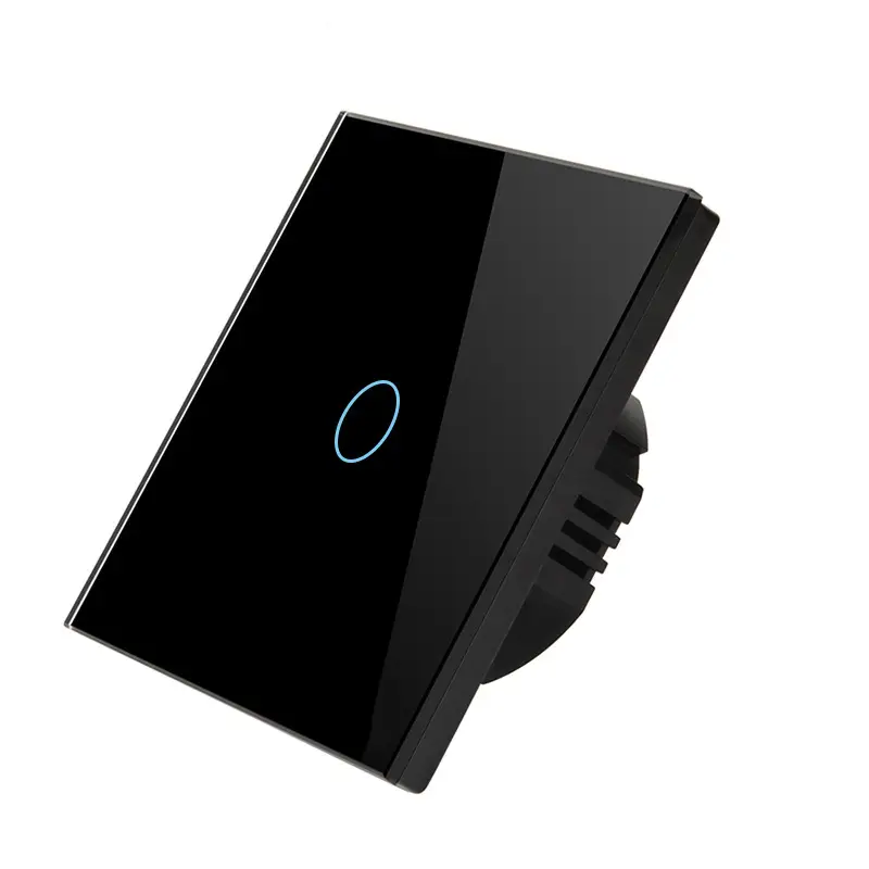 European and British Standard 86 Type Graffiti Zigbee Smart 1234 Circuit Touch Switch Tempered Glass Cross-Border Supply
