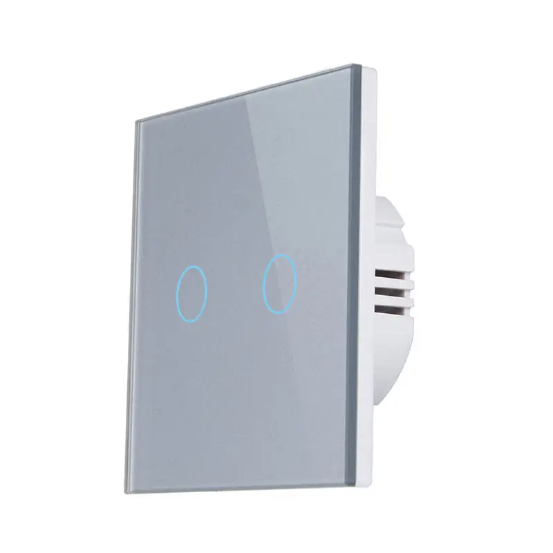 European and British Standard 86 Type Graffiti Zigbee Smart 1234 Circuit Touch Switch Tempered Glass Cross-Border Supply