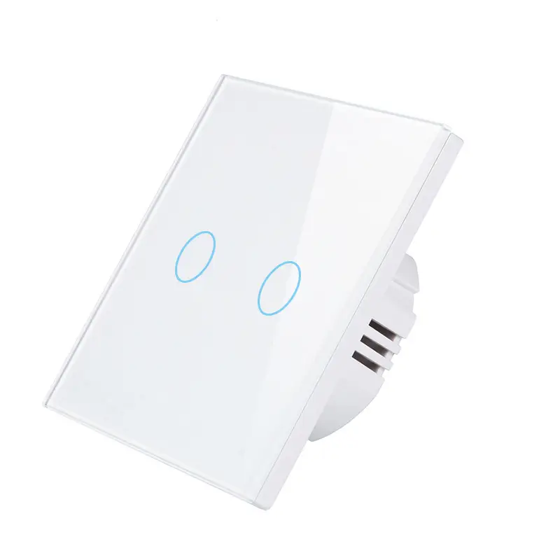 European and British Standard 86 Type Graffiti Zigbee Smart 1234 Circuit Touch Switch Tempered Glass Cross-Border Supply
