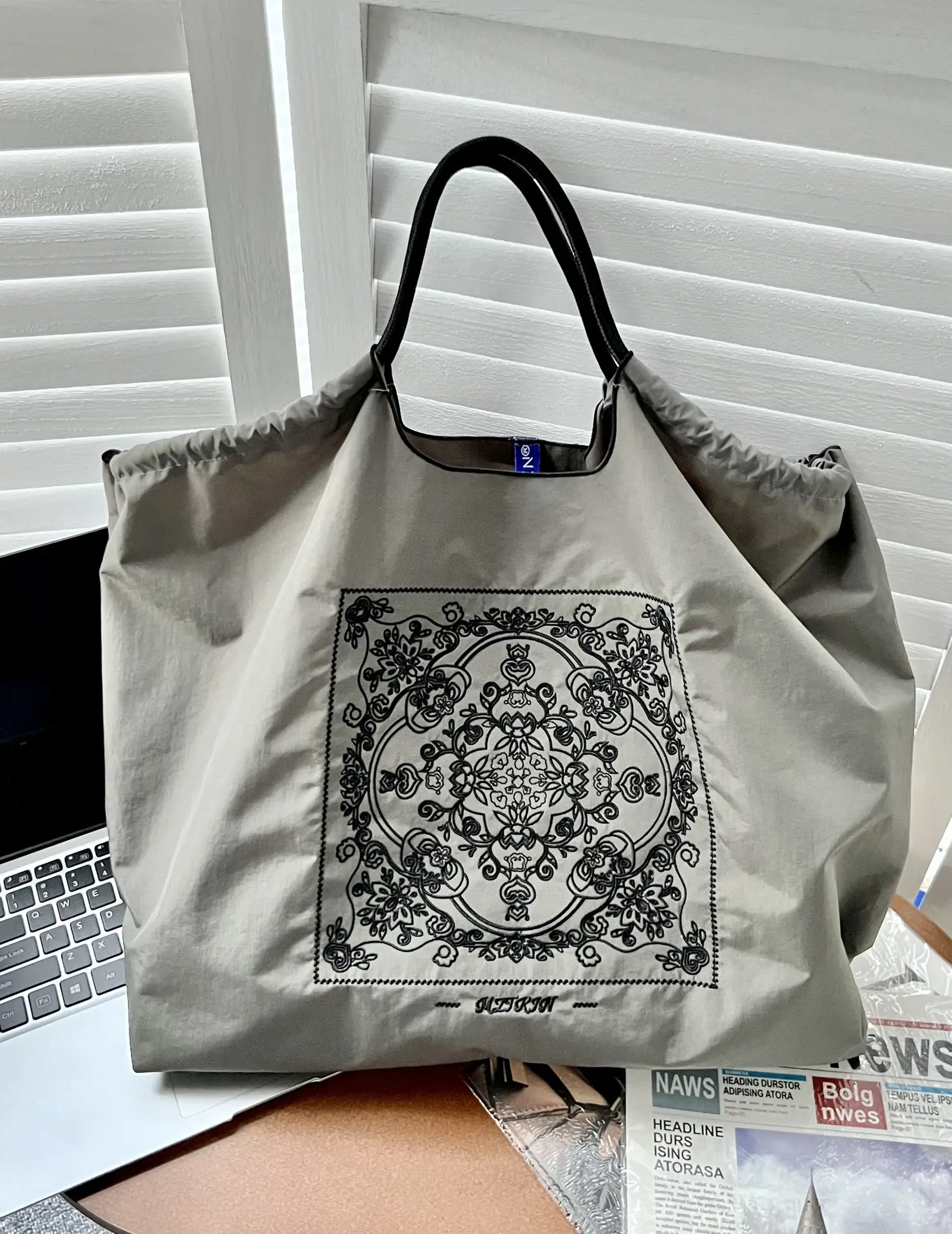 dark gray cloisonne lotus