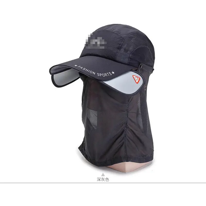 Outdoor Mesh Sun Hat with Mosquito & Insect Proof Design - Image 2