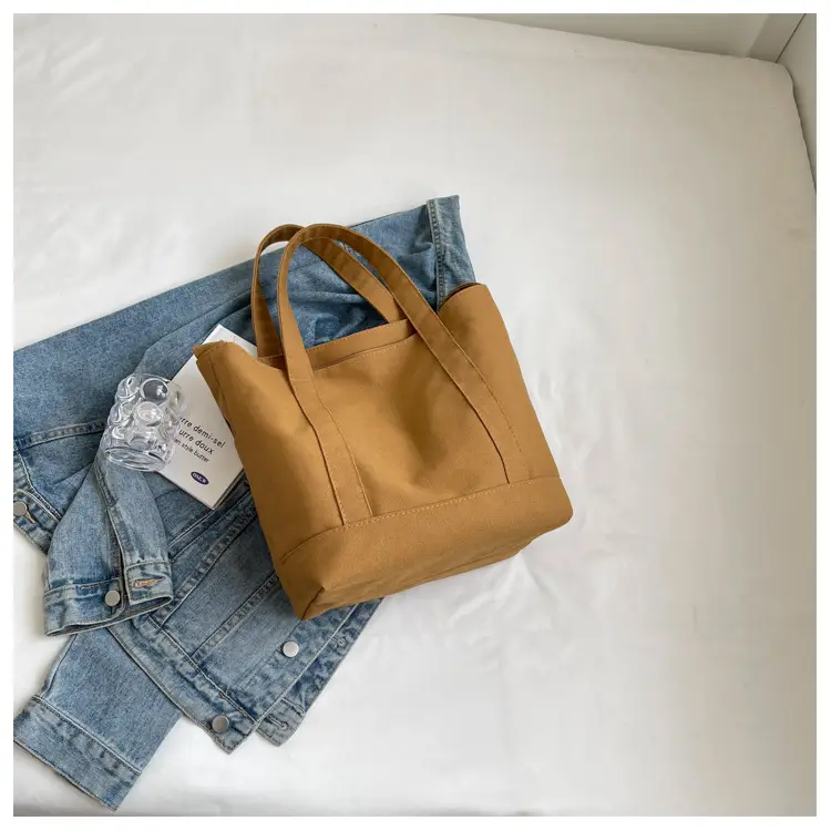 Black Canvas College Student Crossbody Bag — feature 39