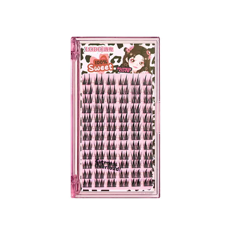 Double Pointed Spike Wheat False Eyelashes Thin Black Stem Thick Barbie Sandwich Demon Natural Simulation - Image 16