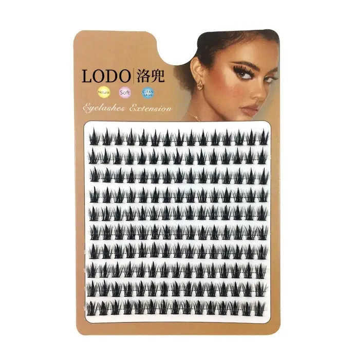Double Pointed Spike Wheat False Eyelashes Thin Black Stem Thick Barbie Sandwich Demon Natural Simulation - Image 9