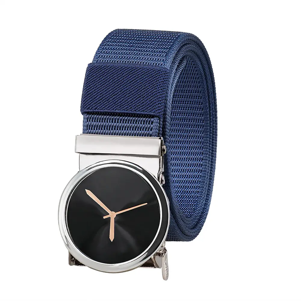 Men's Green Nylon Belt Watch with Automatic Buckle - Image 5