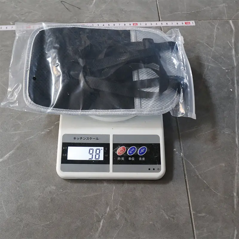Blue RFID Shoulder Passport Bag with Clear Pocket — feature 26