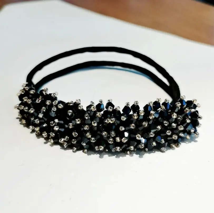 Crystal Pearl Hair Clip for Half-Updo & Voluminous Bun - Image 4