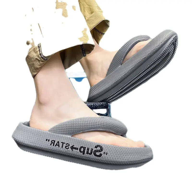 Fujian big factory slippers men's summer wear soft bottom shit feeling clip flip-flops Vietnam foreign trade beach cool - Image 8