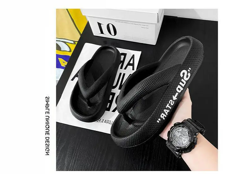 Fujian big factory slippers men's summer wear soft bottom shit feeling clip flip-flops Vietnam foreign trade beach cool — feature 12