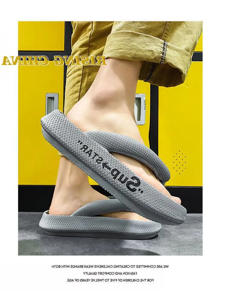 Fujian big factory slippers men's summer wear soft bottom shit feeling clip flip-flops Vietnam foreign trade beach cool — feature 3