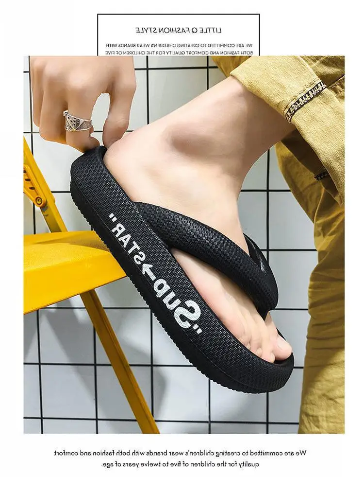 Fujian big factory slippers men's summer wear soft bottom shit feeling clip flip-flops Vietnam foreign trade beach cool — feature 5