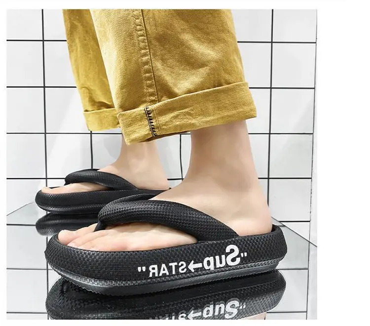 Fujian big factory slippers men's summer wear soft bottom shit feeling clip flip-flops Vietnam foreign trade beach cool — feature 6