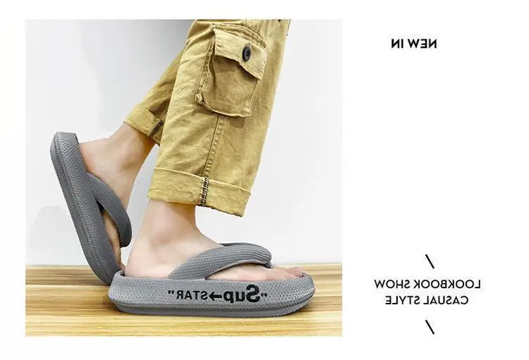Fujian big factory slippers men's summer wear soft bottom shit feeling clip flip-flops Vietnam foreign trade beach cool — feature 8