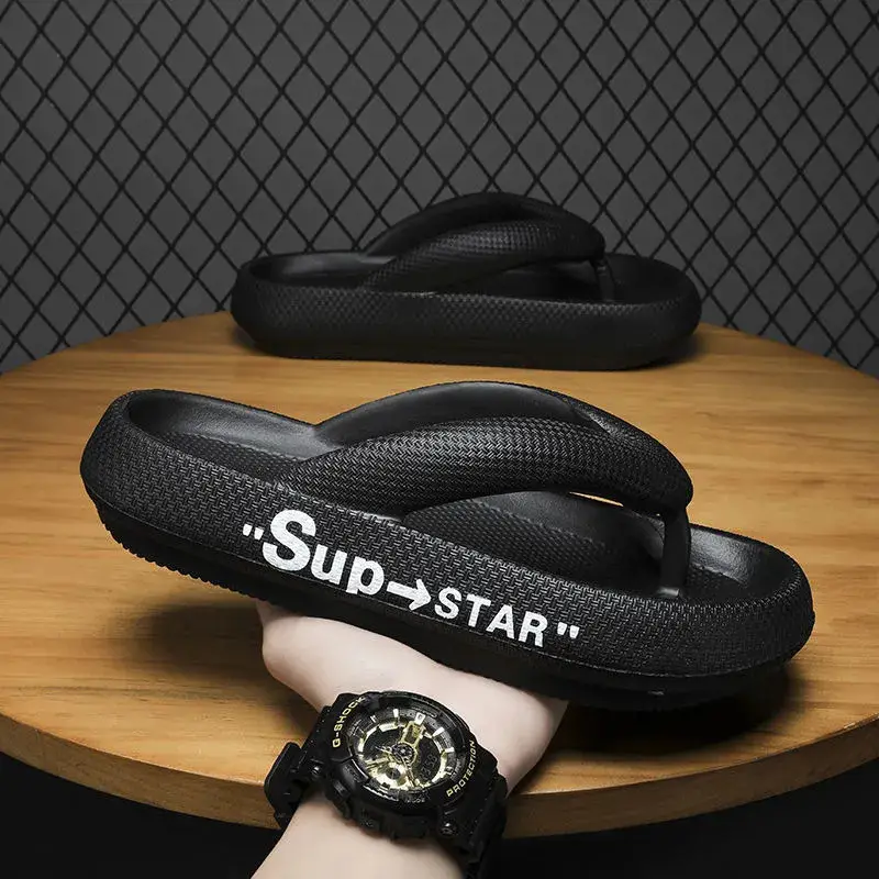 Fujian big factory slippers men's summer wear soft bottom shit feeling clip flip-flops Vietnam foreign trade beach cool - Image 2