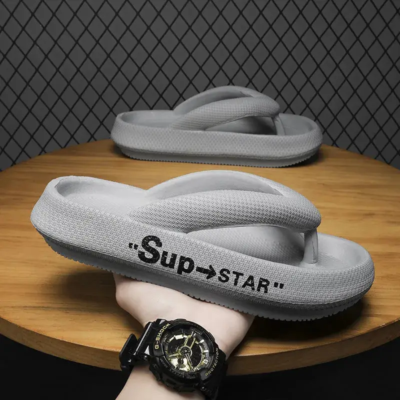 Fujian big factory slippers men's summer wear soft bottom shit feeling clip flip-flops Vietnam foreign trade beach cool - Image 3