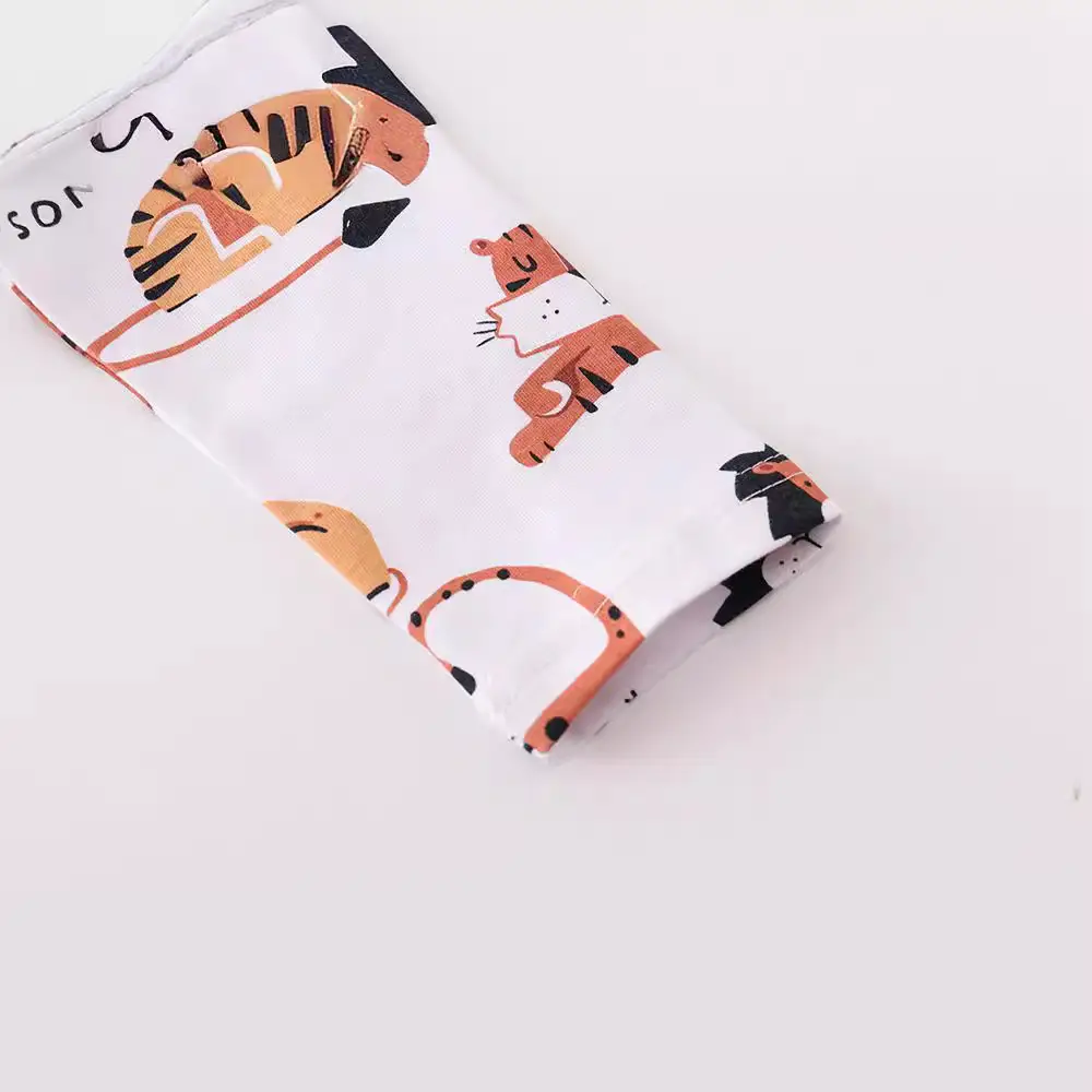 Boys Cotton Long Sleeve Cartoon T-Shirt White - Image 4