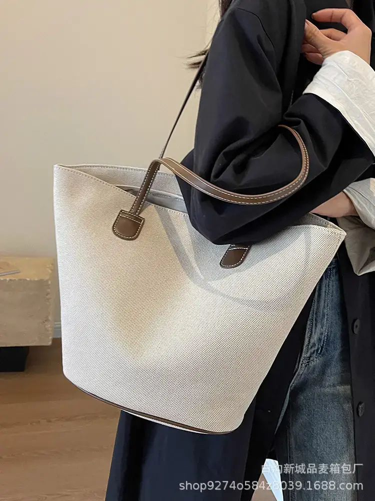 Women's New 2023 Canvas Shoulder Bag Large Capacity - Image 5
