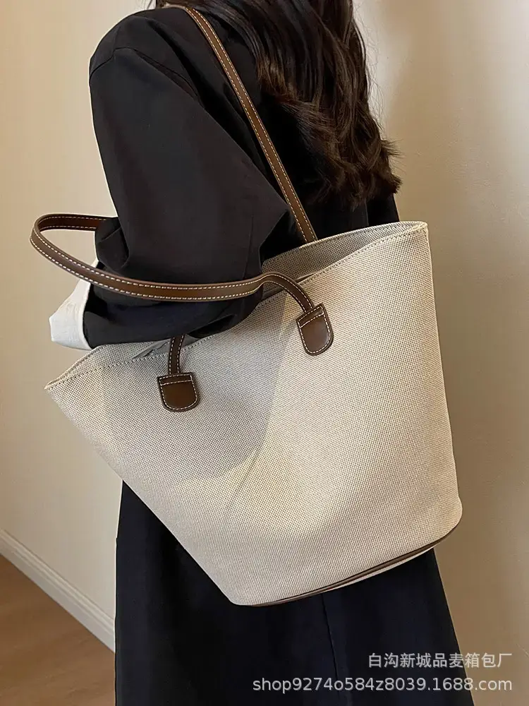 Women's New 2023 Canvas Shoulder Bag Large Capacity - Image 8