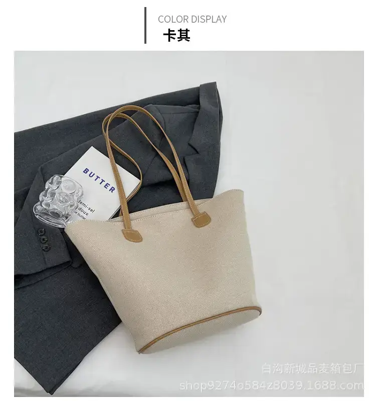 Women's New 2023 Canvas Shoulder Bag Large Capacity — feature 11