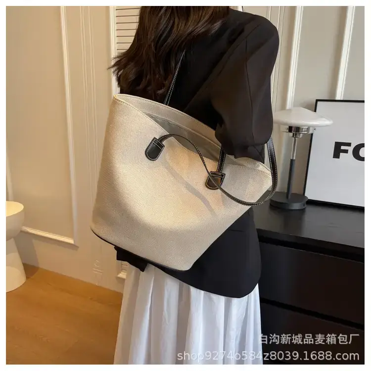 Women's New 2023 Canvas Shoulder Bag Large Capacity — feature 13