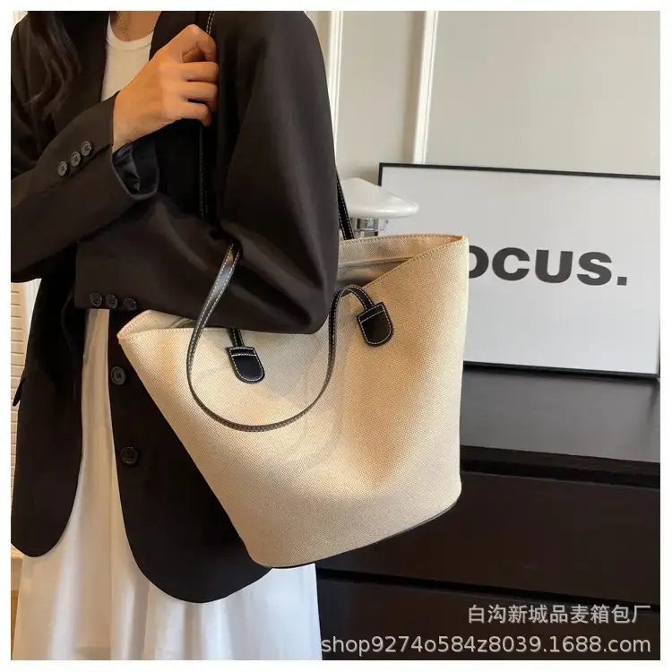 Women's New 2023 Canvas Shoulder Bag Large Capacity — feature 14