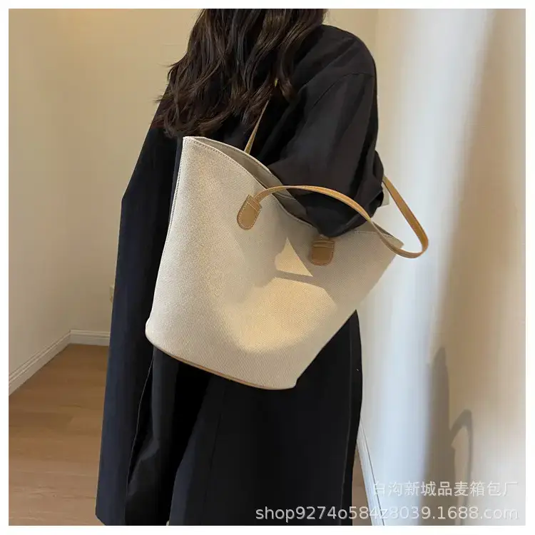 Women's New 2023 Canvas Shoulder Bag Large Capacity — feature 15