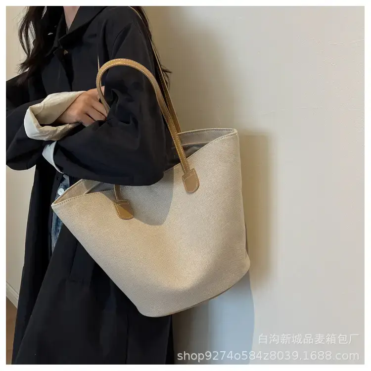 Women's New 2023 Canvas Shoulder Bag Large Capacity — feature 16