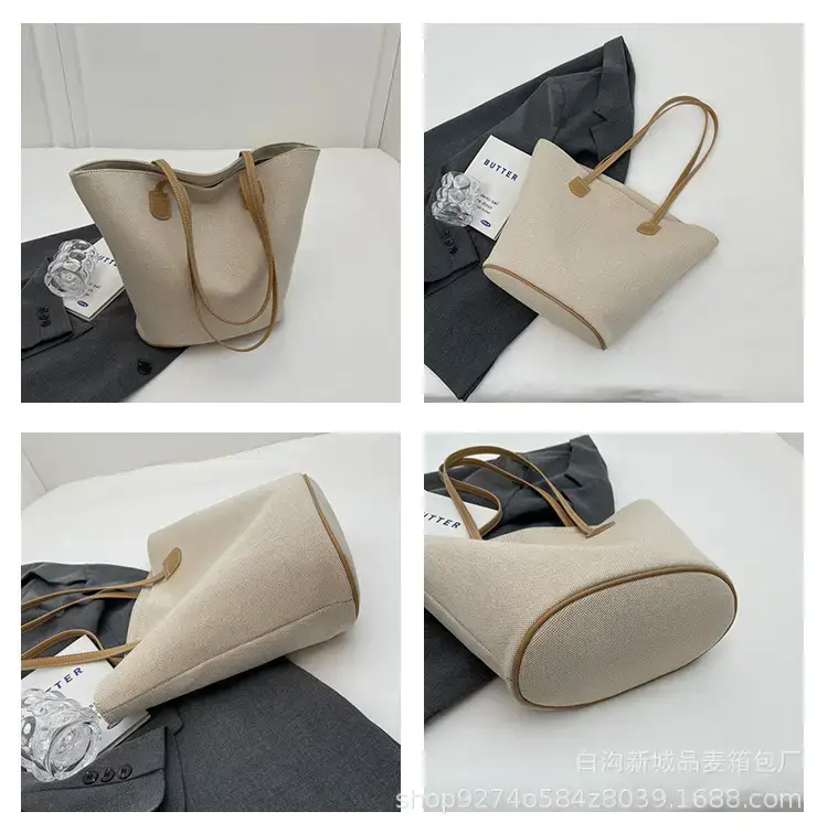 Women's New 2023 Canvas Shoulder Bag Large Capacity — feature 9