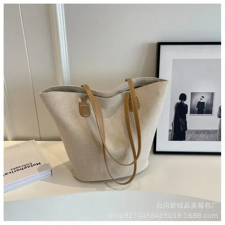Women's New 2023 Canvas Shoulder Bag Large Capacity - Image 2