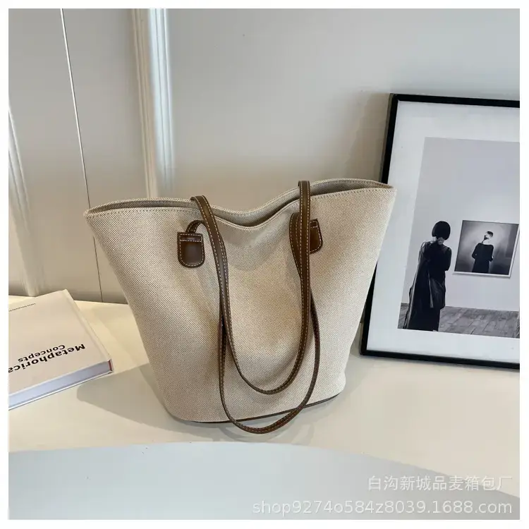 Women's New 2023 Canvas Shoulder Bag Large Capacity - Image 3