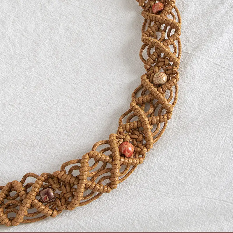 Bohemian Wax Rope Knot Belt for Women — feature 17