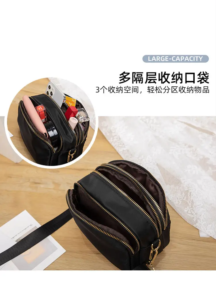 Women's Black Quilted Crossbody Bag 2024 - Image 4