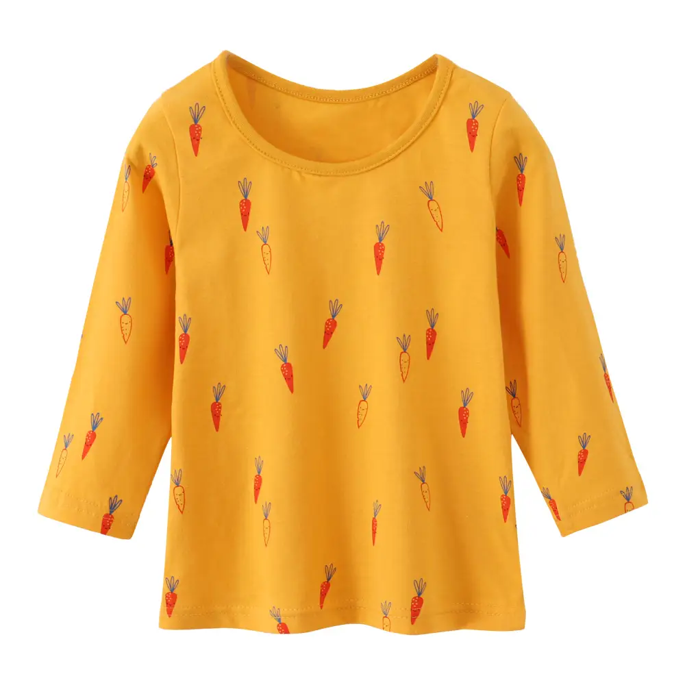 Yellow Printed Long Sleeve T-Shirt for Boys - Image 4
