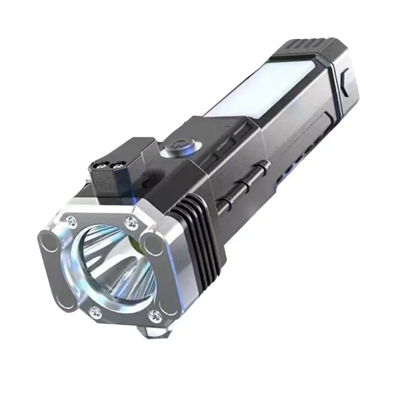 Multi-functional Flashlight for Safety, Fire, Outdoor Use