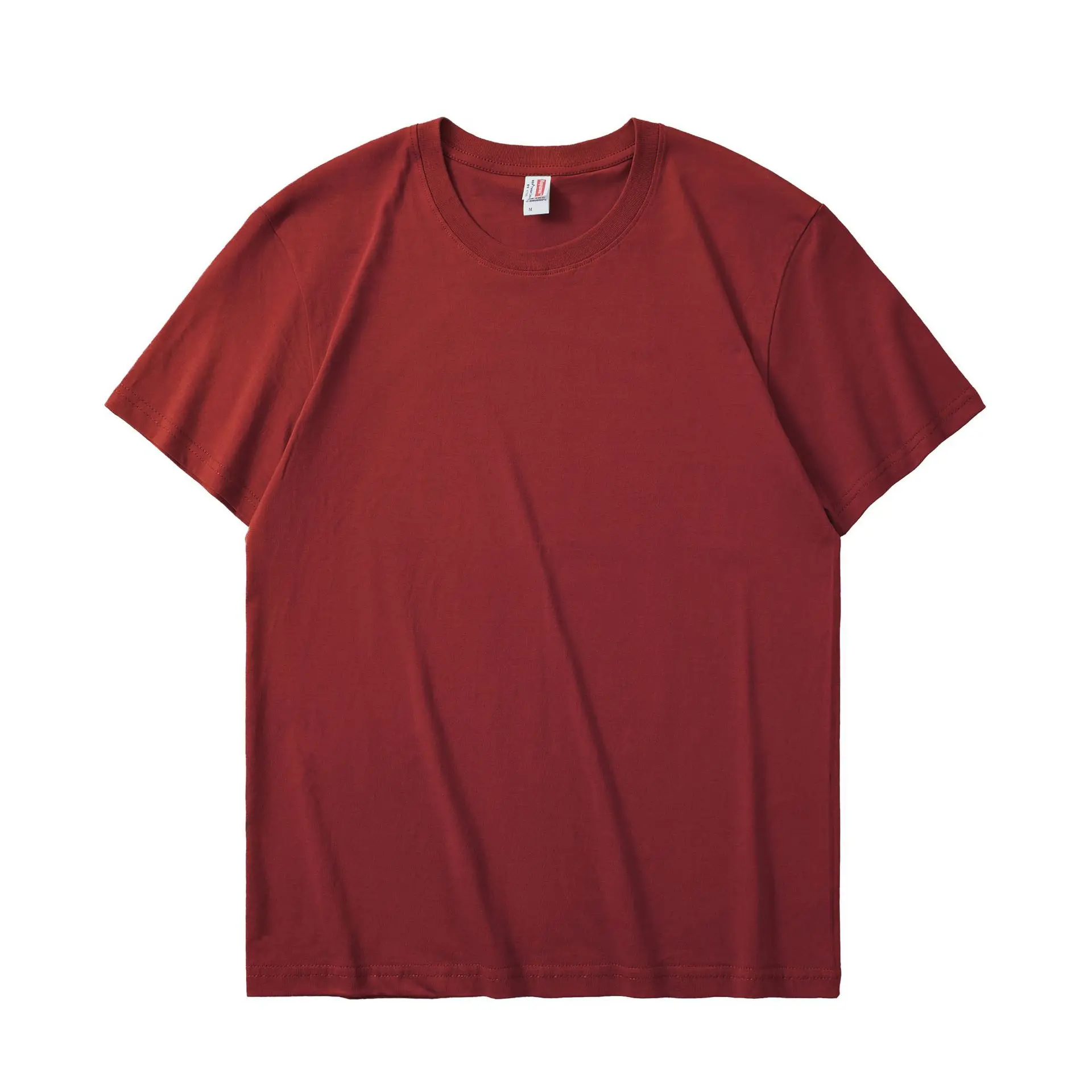 Men Grey Cotton T-Shirt 26 Count Round Neck Short Sleeve - Image 12