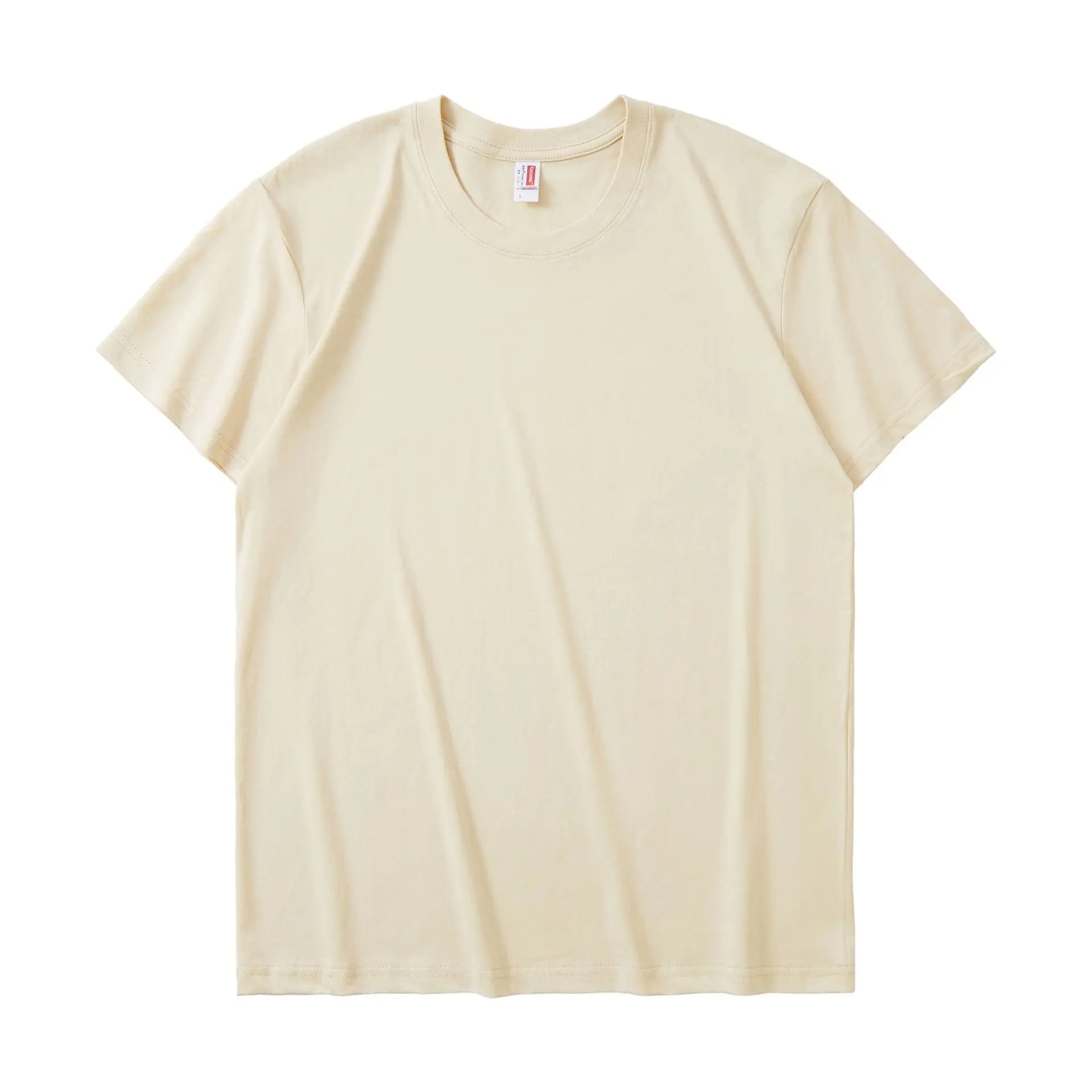 Men Grey Cotton T-Shirt 26 Count Round Neck Short Sleeve - Image 3