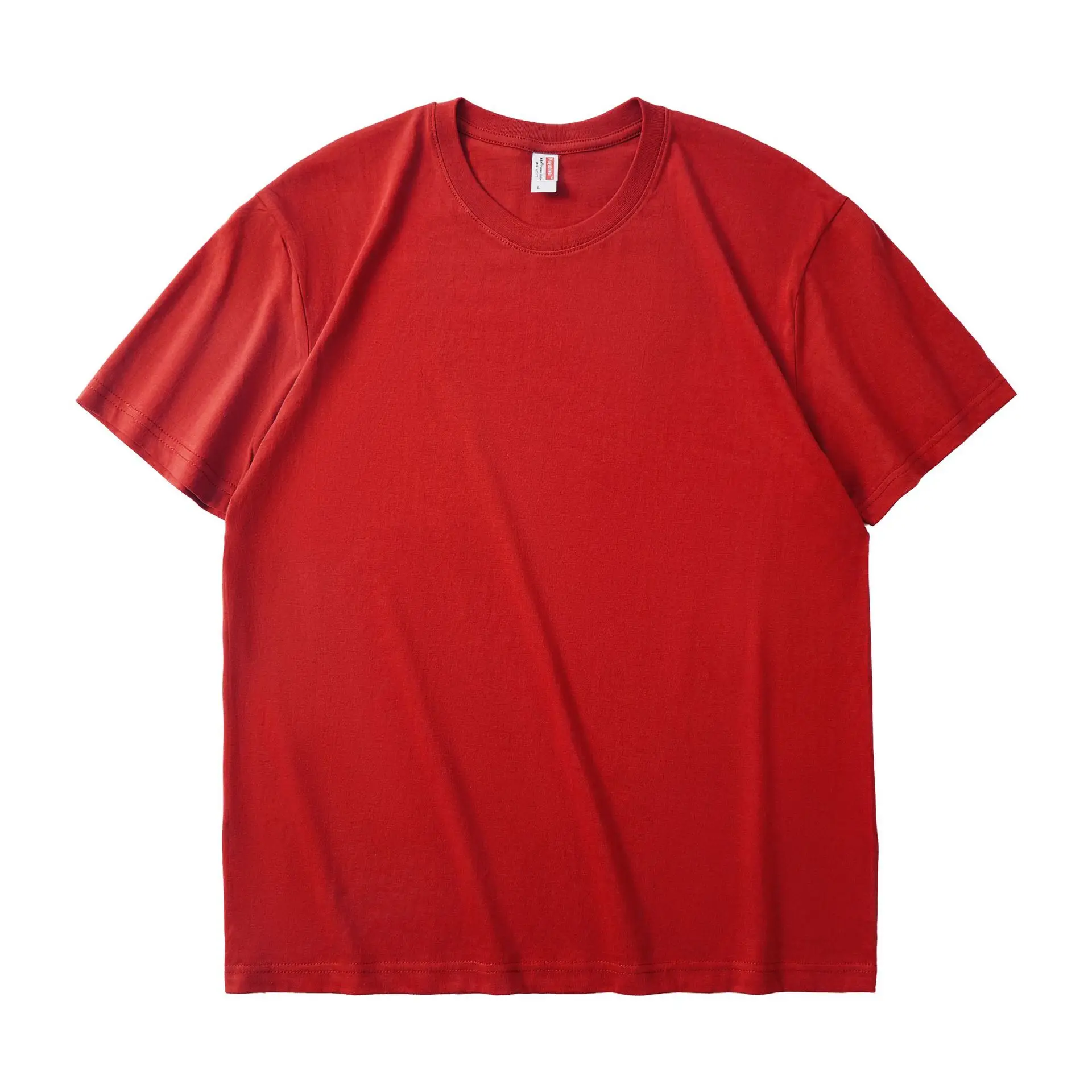 Men Grey Cotton T-Shirt 26 Count Round Neck Short Sleeve - Image 4