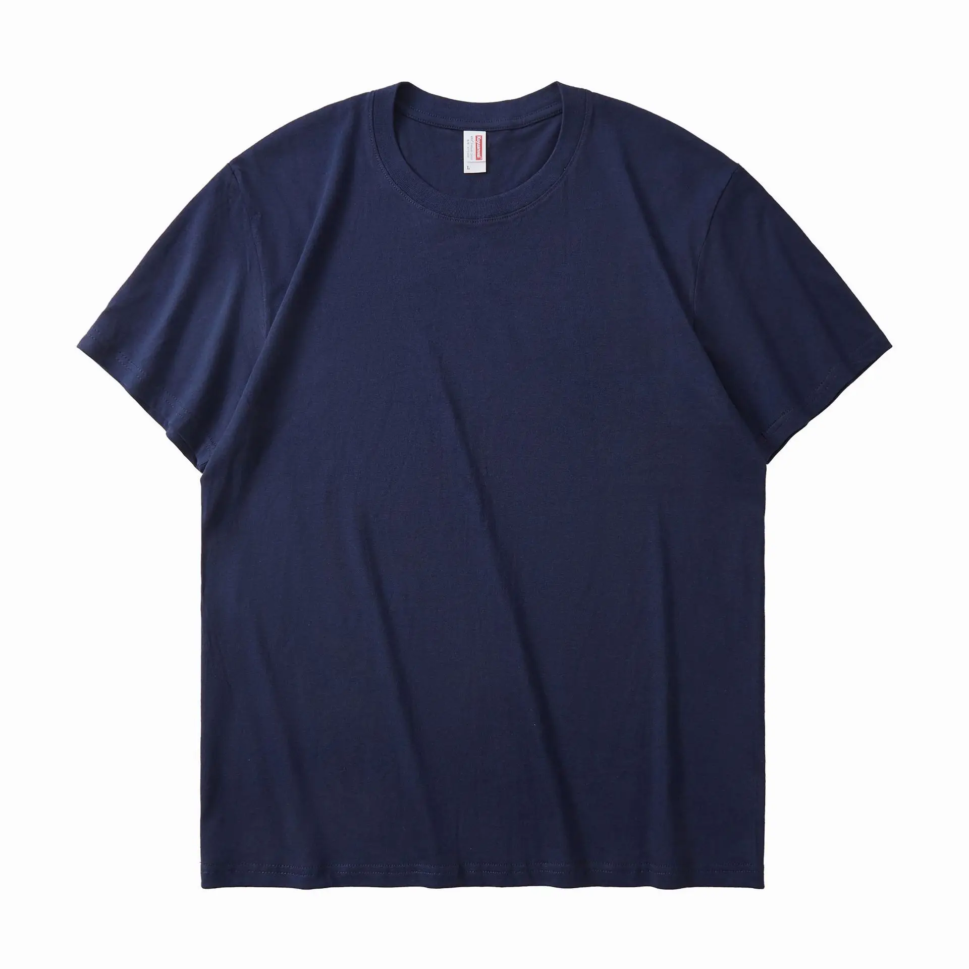 Men Grey Cotton T-Shirt 26 Count Round Neck Short Sleeve - Image 5