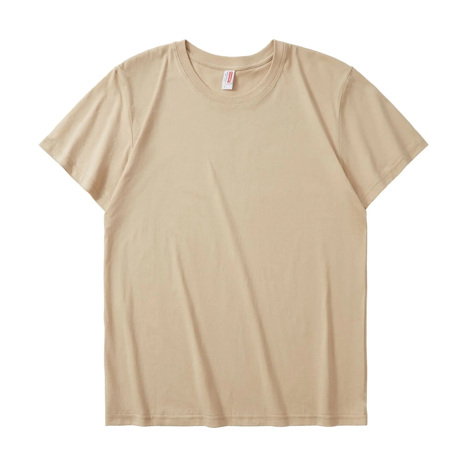 Men Grey Cotton T-Shirt 26 Count Round Neck Short Sleeve - Image 6