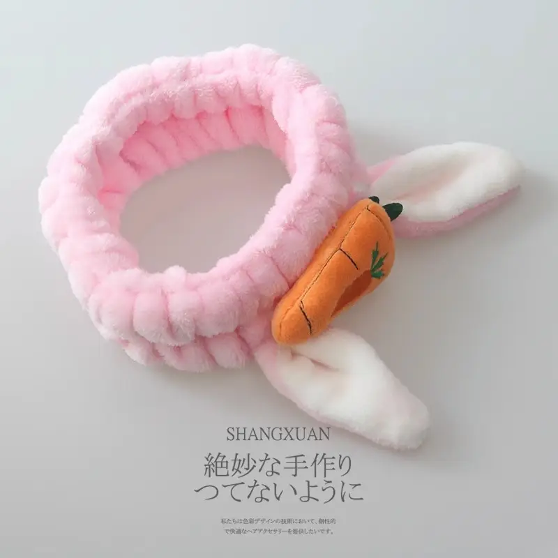 Japanese Style Soft Rabbit Ear Hair Band for Women