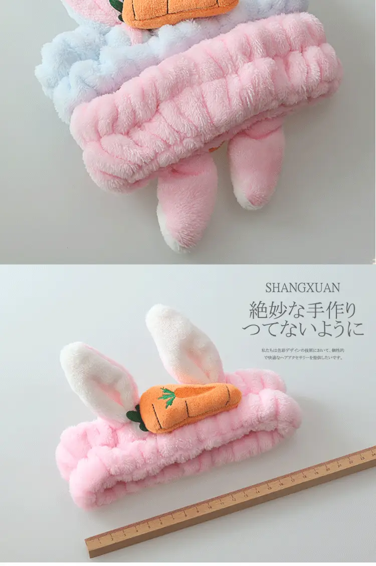 Japanese Style Soft Rabbit Ear Hair Band for Women — feature 12