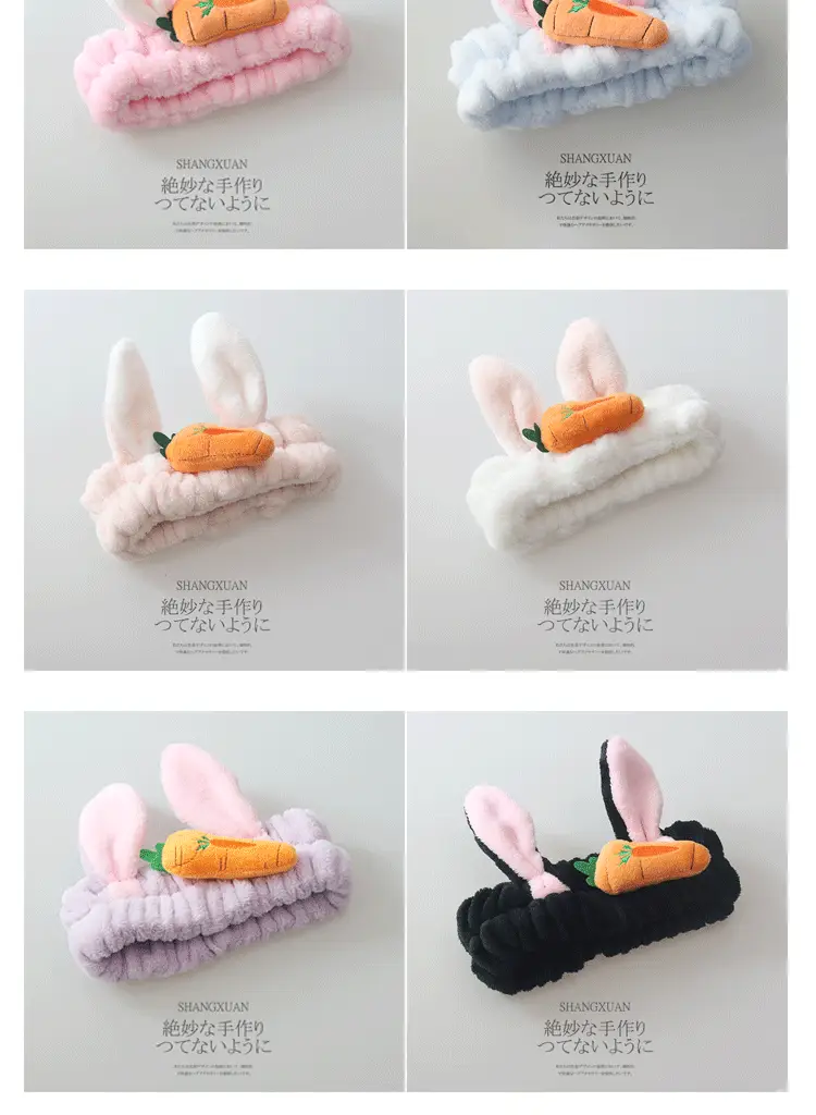 Japanese Style Soft Rabbit Ear Hair Band for Women — feature 6