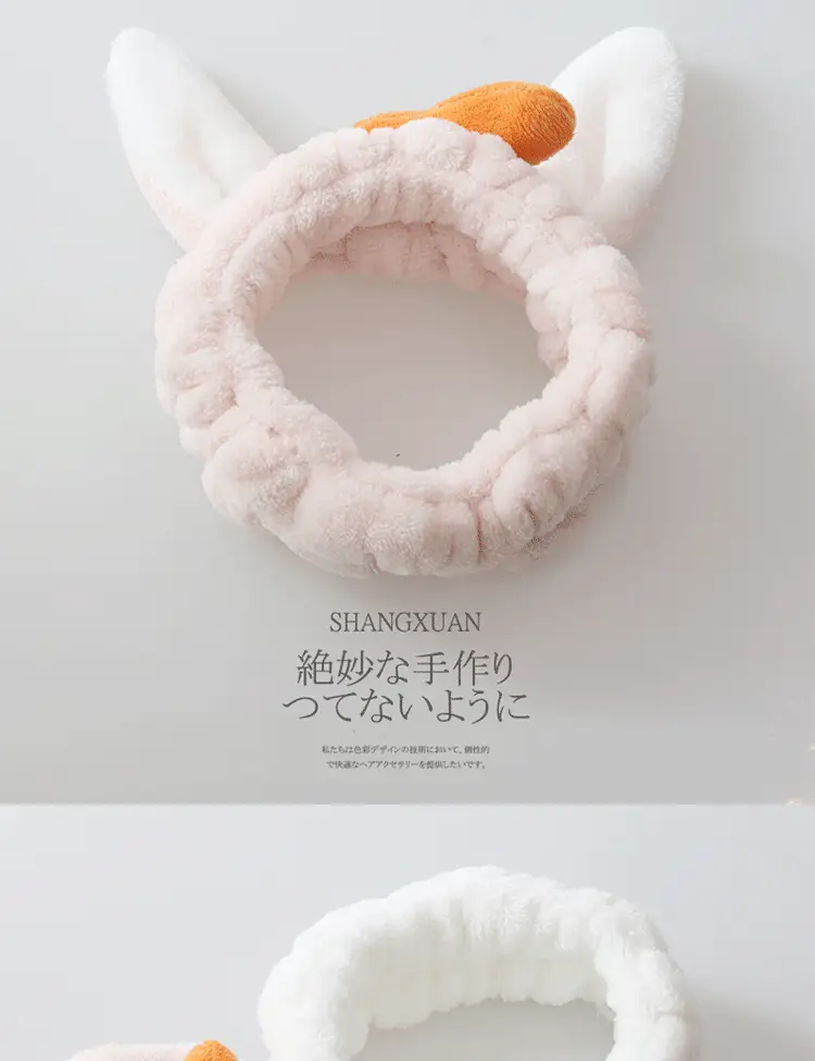 Japanese Style Soft Rabbit Ear Hair Band for Women — feature 8